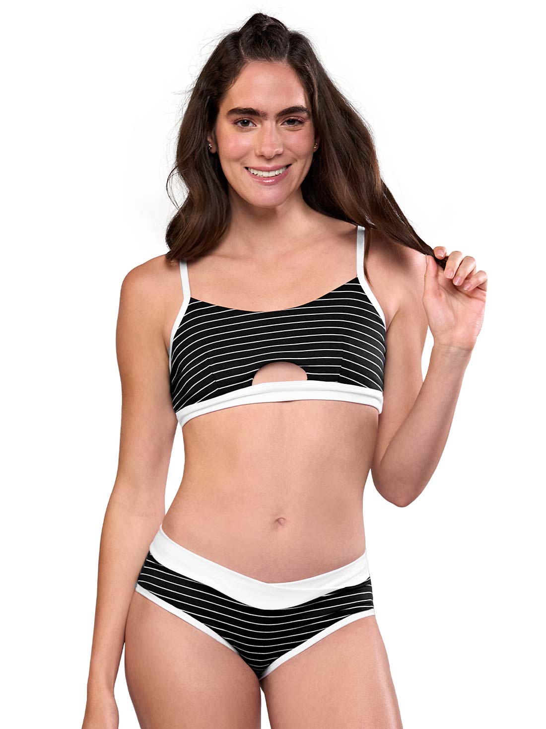 Set de bralette y bóxer 93013, NEGRO, hi-res