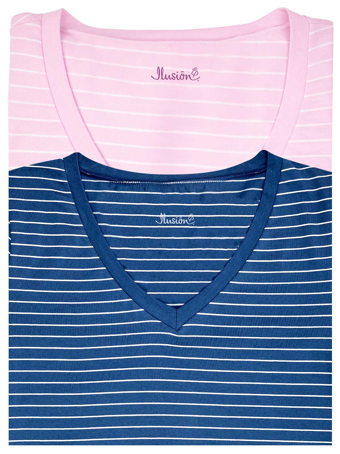 Paquete de 2 playeras 24381, AZUL NOCTURNO, hi-res