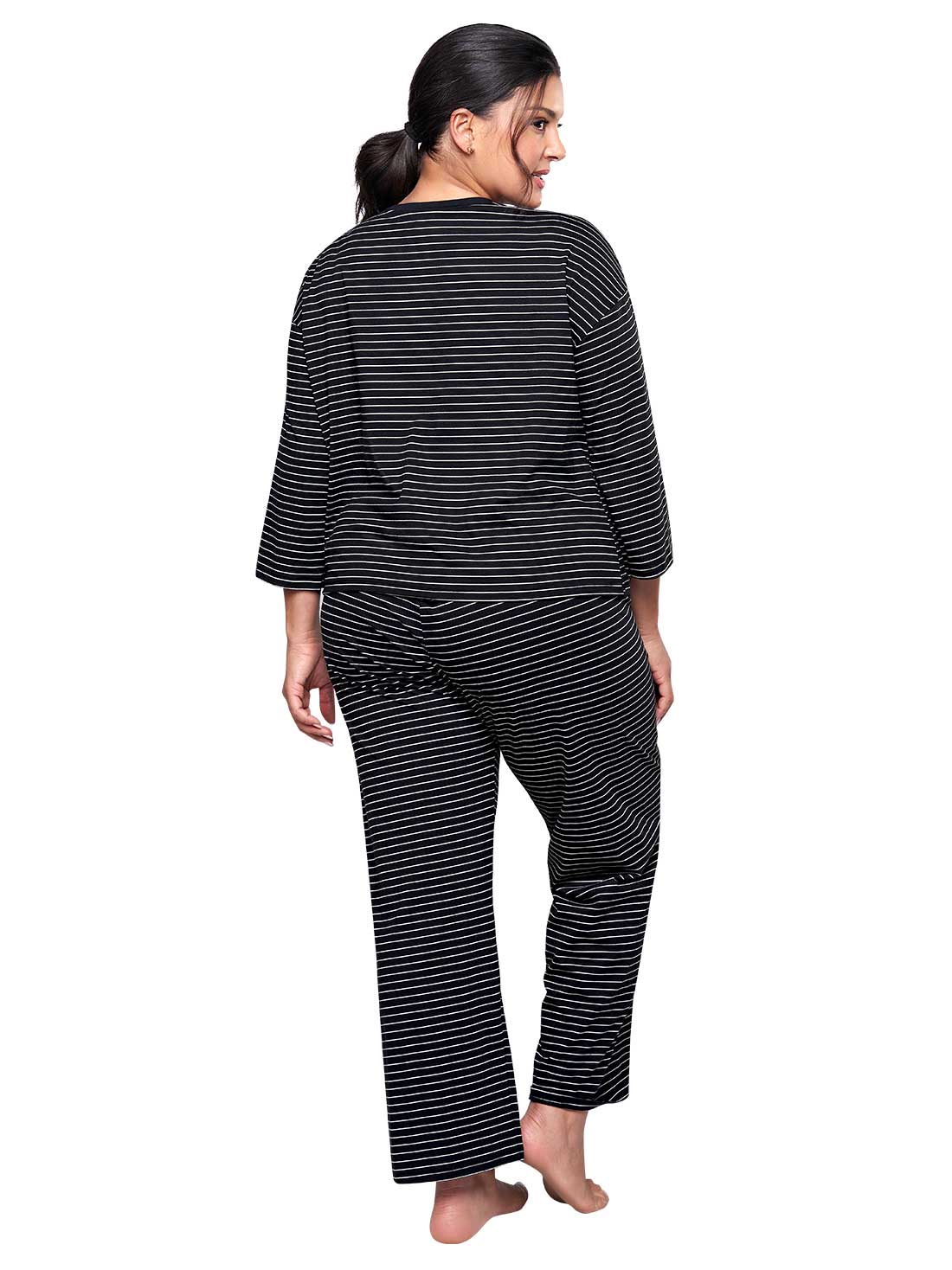 Pijama 77158, BLANCO/NEGRO, hi-res
