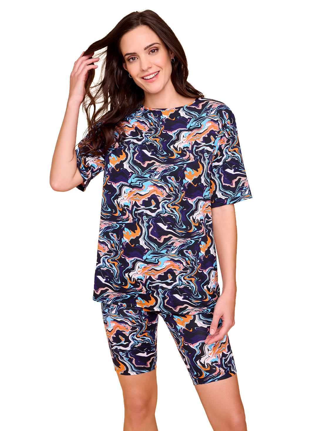 Pijama corta 77137, OLAS, hi-res