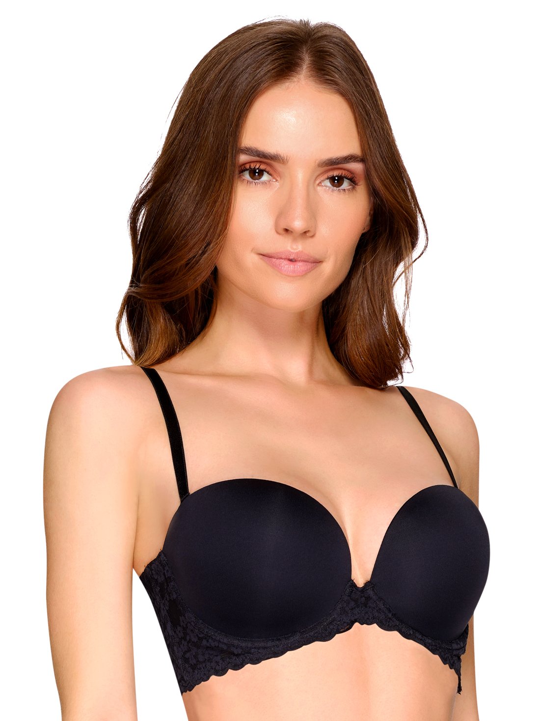 Bra escote profundo 7479, NEGRO, hi-res