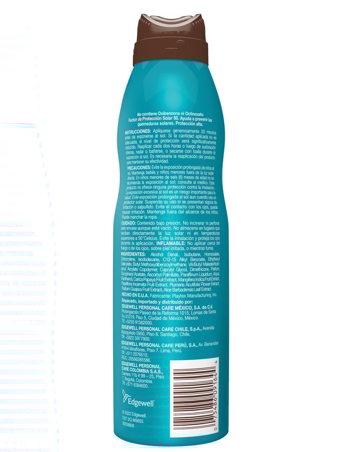 Hawaiian Tropic spray island sport FPS 50+ 27072, ÚNICO, hi-res