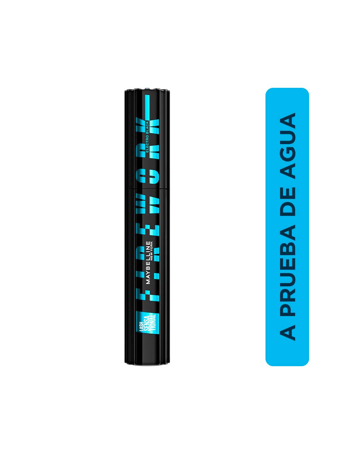Maybelline mascara de pestañas firework electro 21058, NEGRO, hi-res