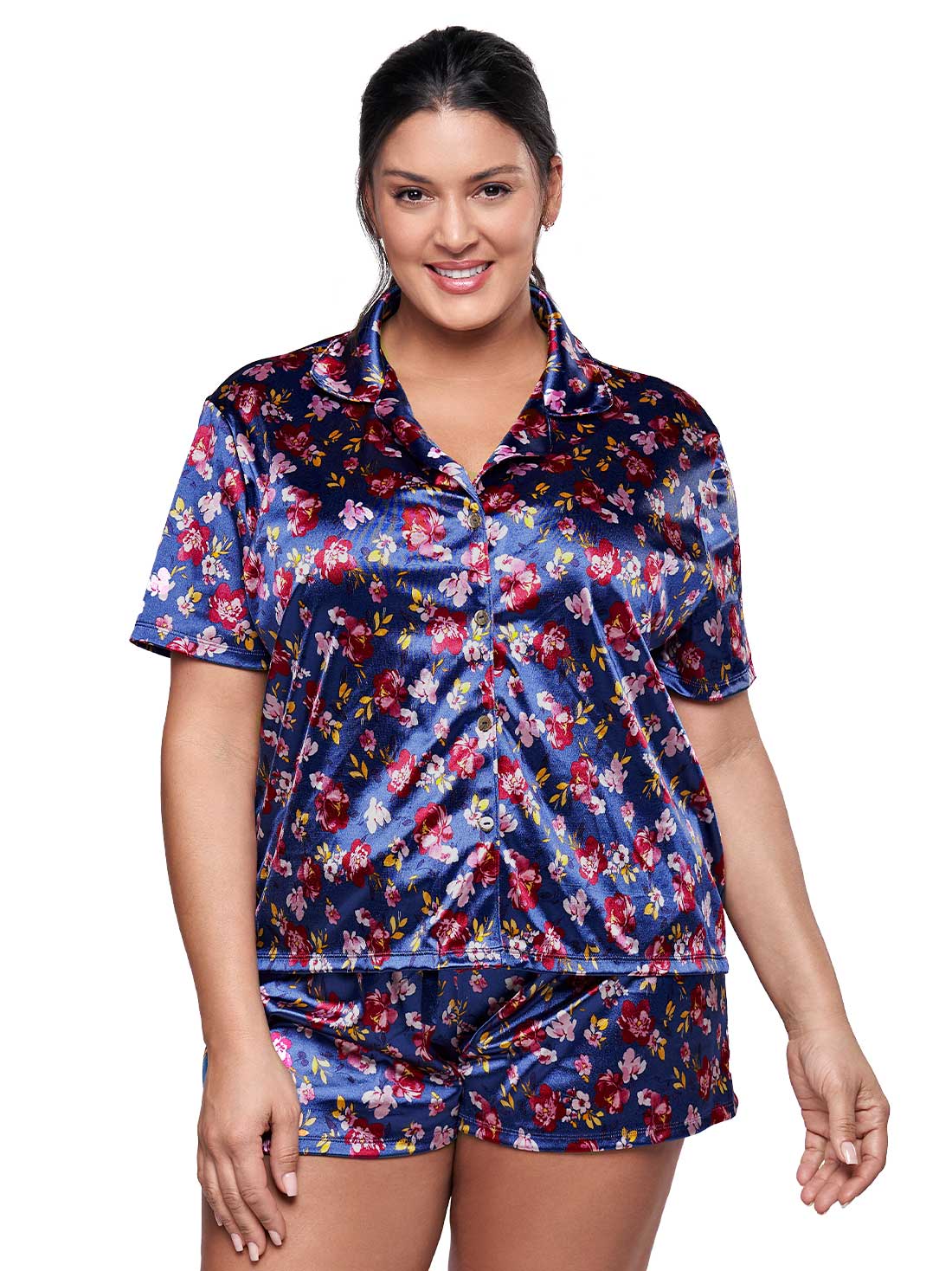 Pijama corta 77155, FLORES CLXIV, hi-res