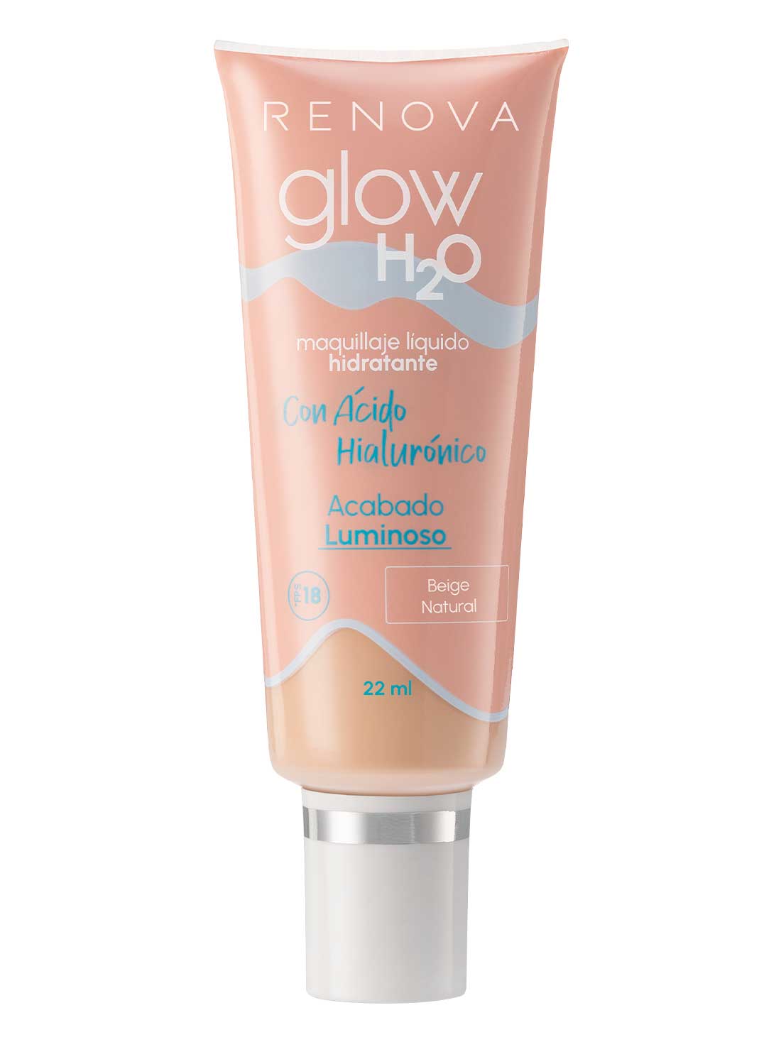 Renova maquillaje glow H2O 22025, NATURAL, hi-res