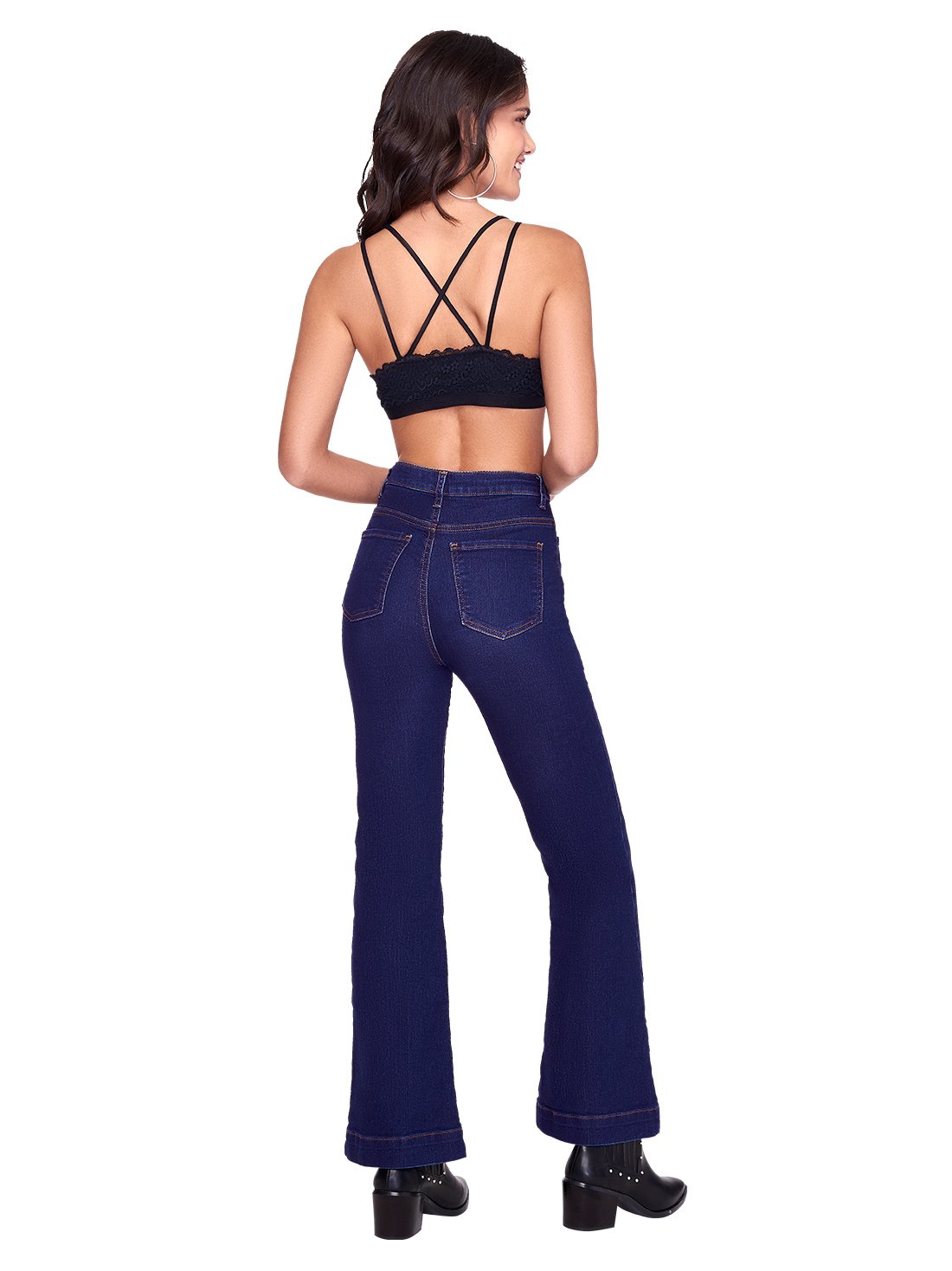 Paquete de 2 bralettes 93008, ROSA III/NEGRO, hi-res