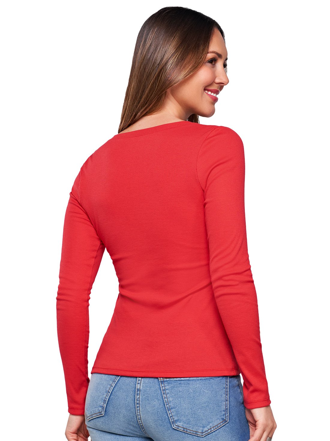 Blusa 43860, ROJO INTENSO, hi-res