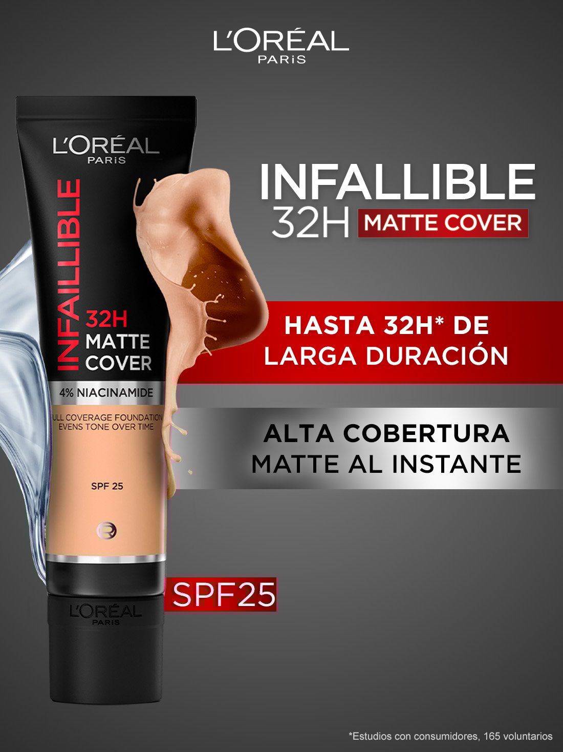 L'Oréal Paris maquillaje infallible matte cover 22034, 115 WARM, hi-res