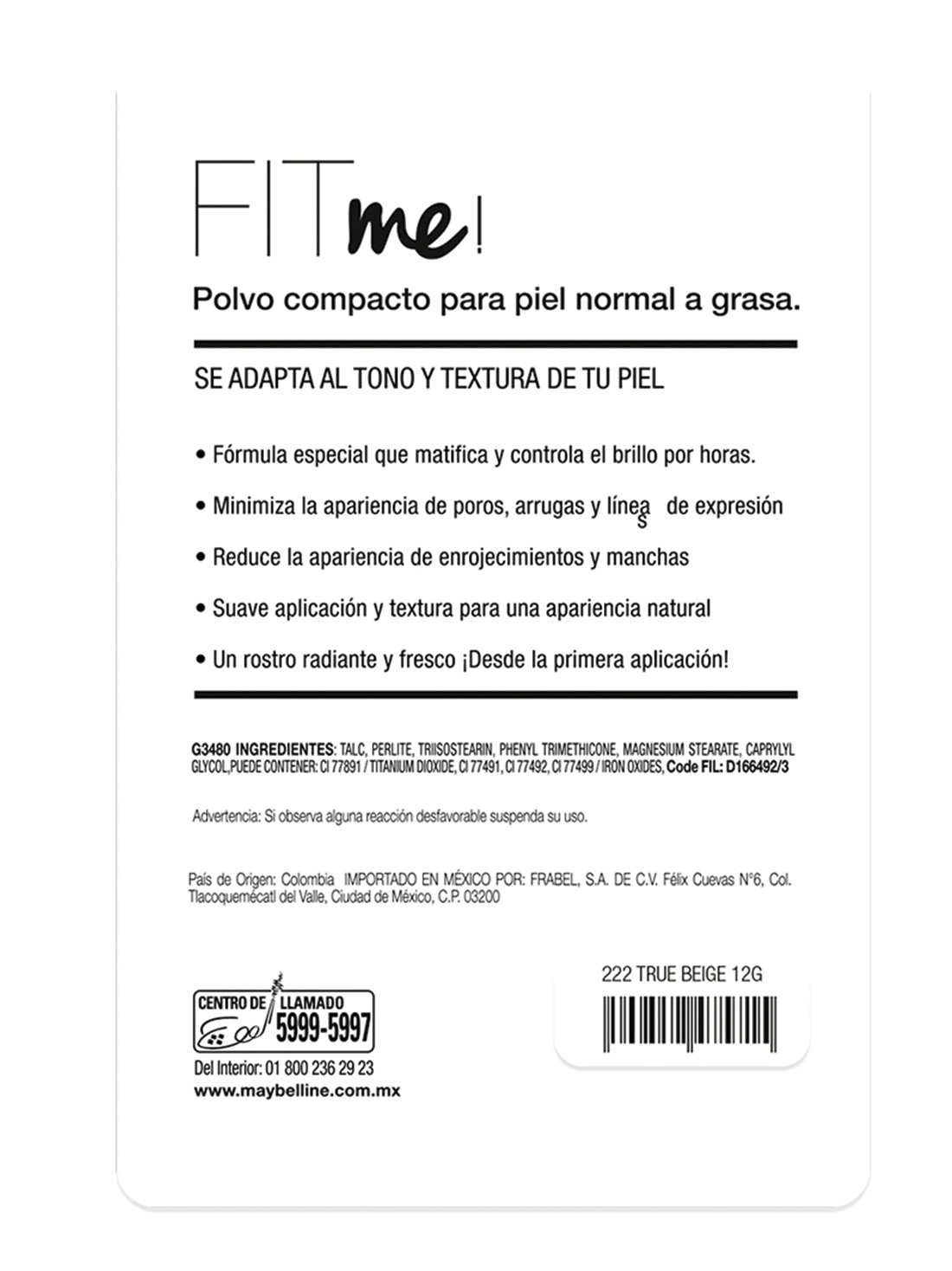 Maybelline polvo compacto fit me super natural 35045, TRUE BEIGE, hi-res
