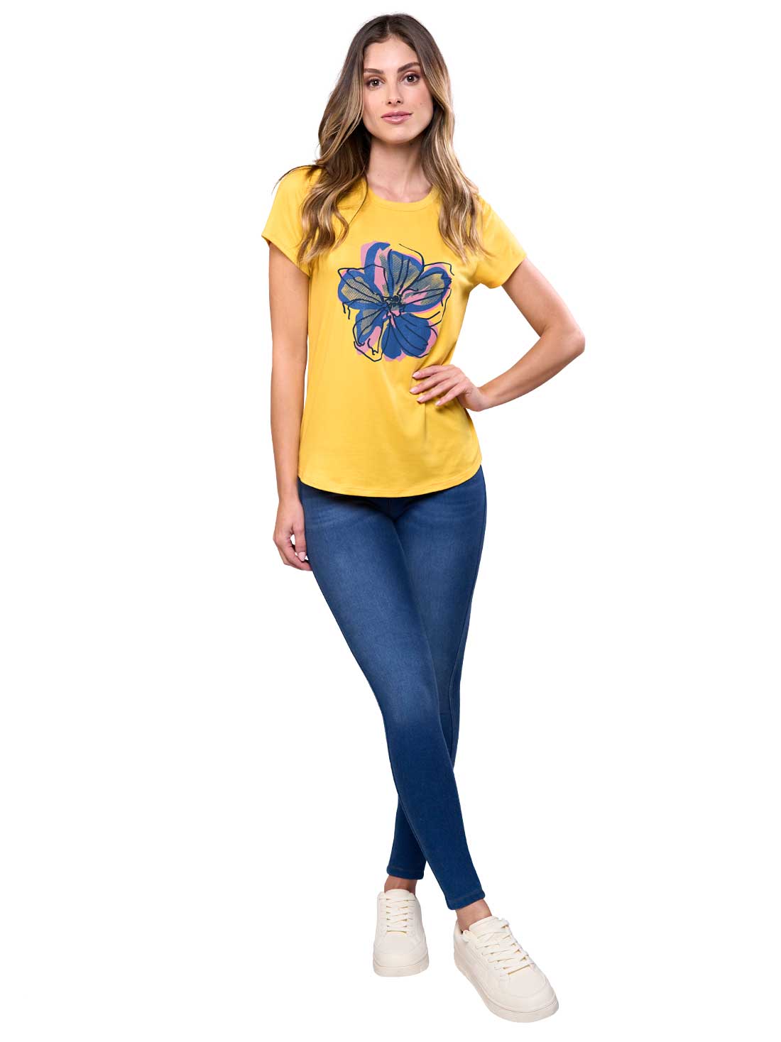 Playera 45626, AMARILLO, hi-res