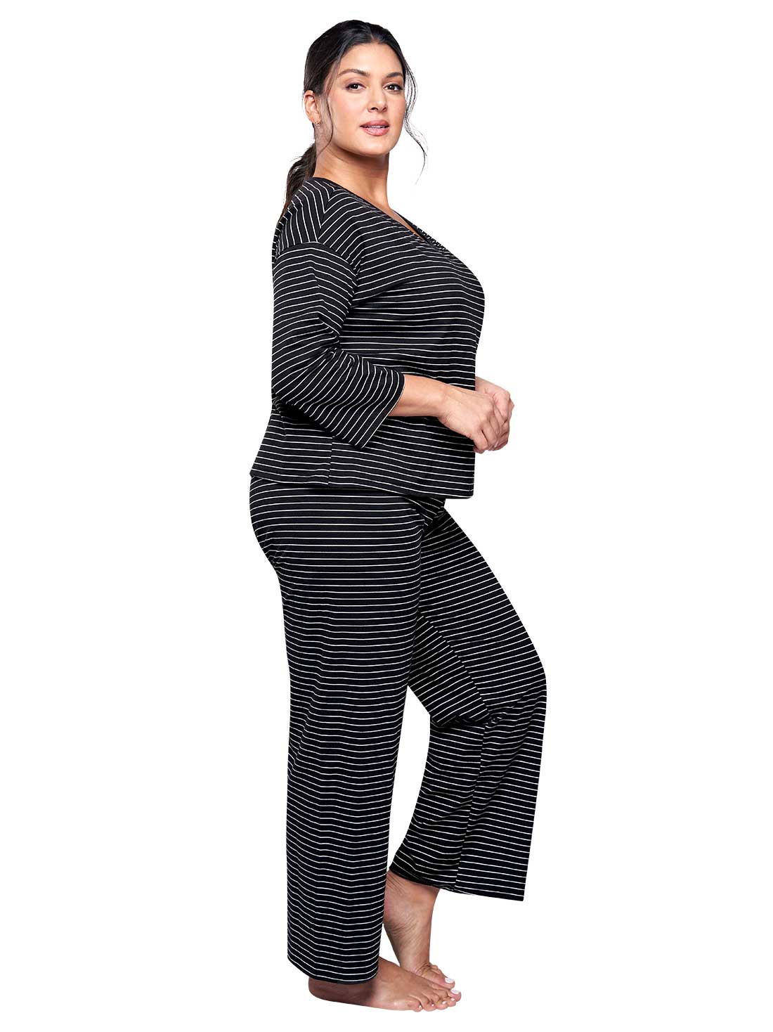 Pijama 77158, BLANCO/NEGRO, hi-res