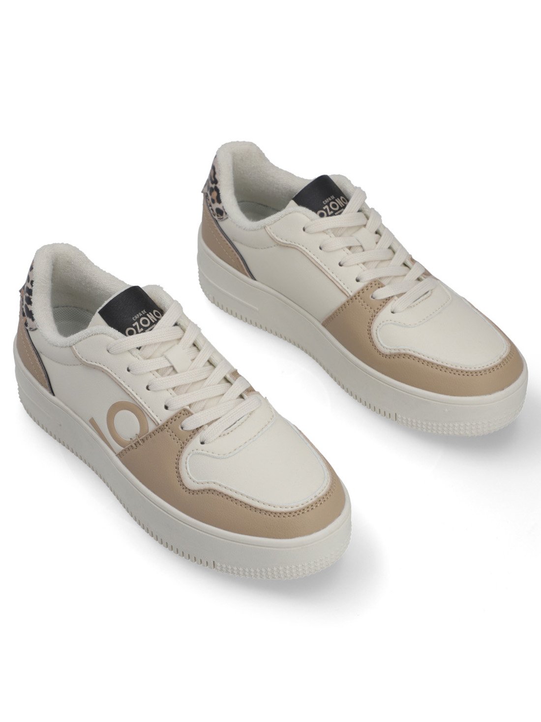 Tenis 52126, BEIGE/ANIMAL PRINT, hi-res