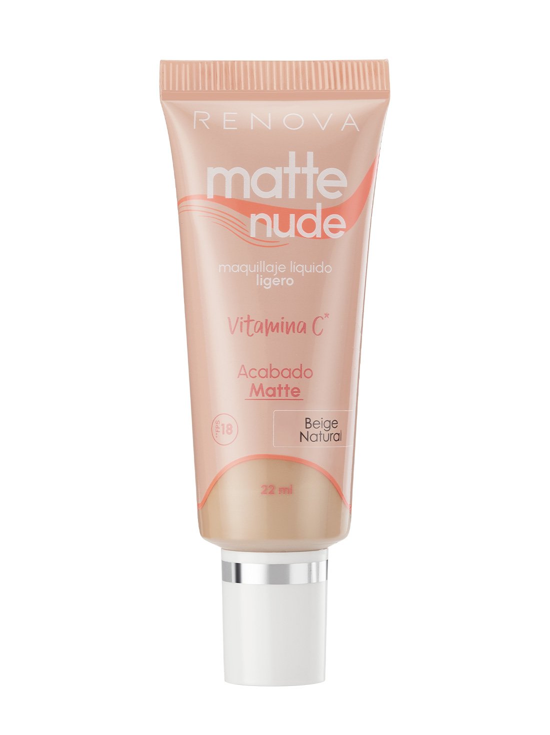 Renova maquillaje líquido matte nude vit C 22033, NATURAL, hi-res