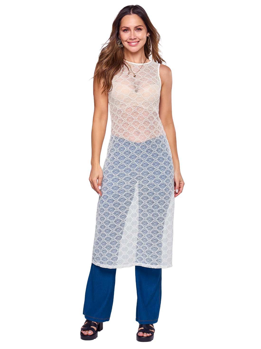 Vestido 81250, HUESO, hi-res