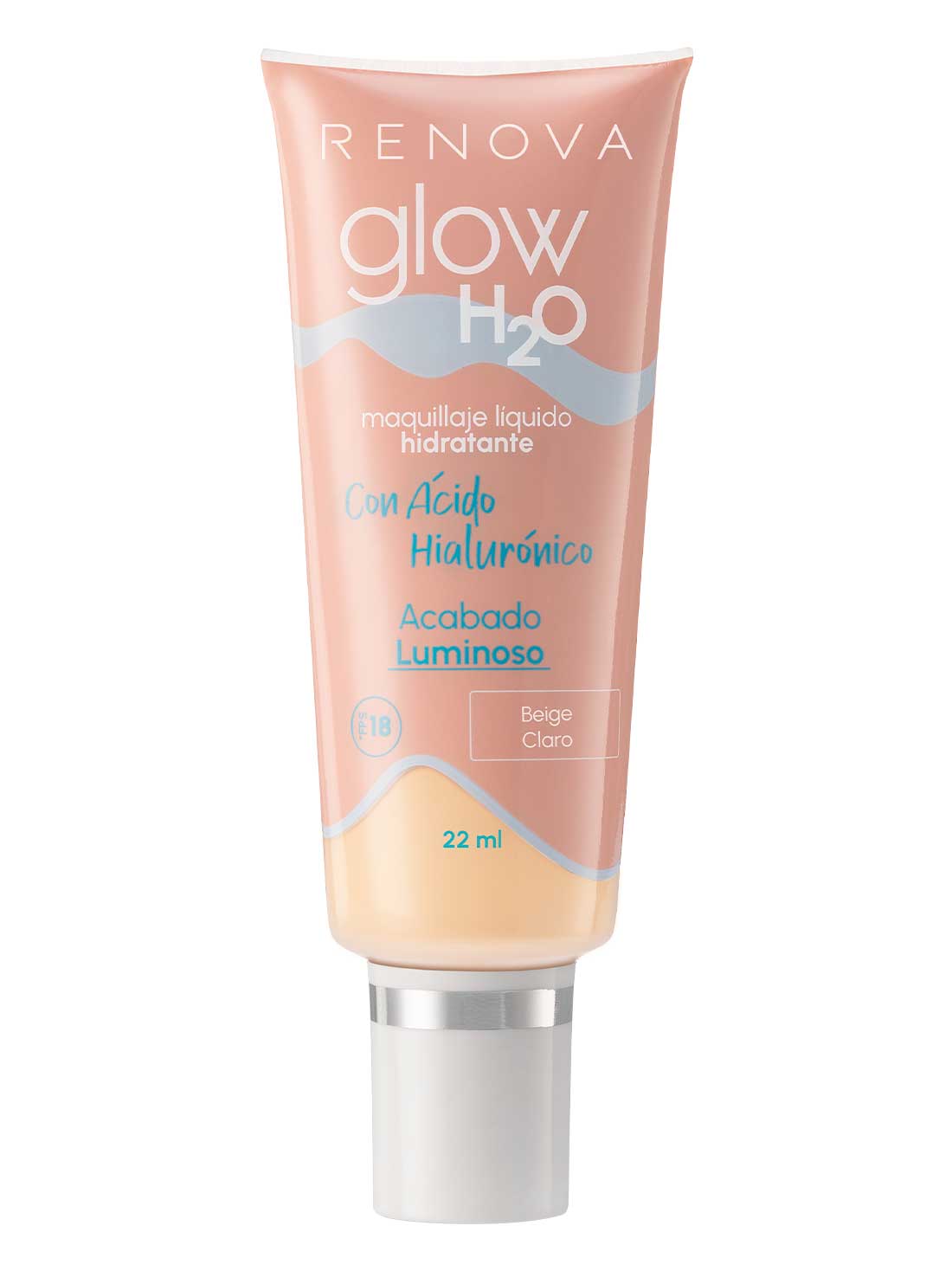 Renova maquillaje glow H2O 22025, CLARO, hi-res