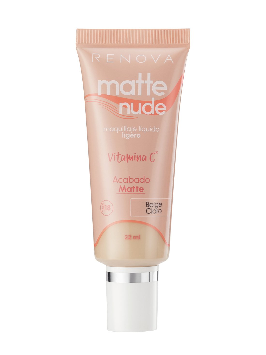 Renova maquillaje líquido matte nude vit C 22033, CLARO, hi-res