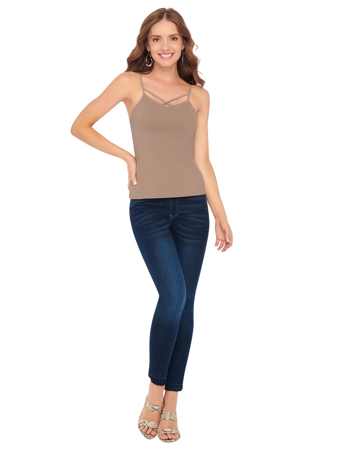 Top con tiras 4494, TABACO, hi-res