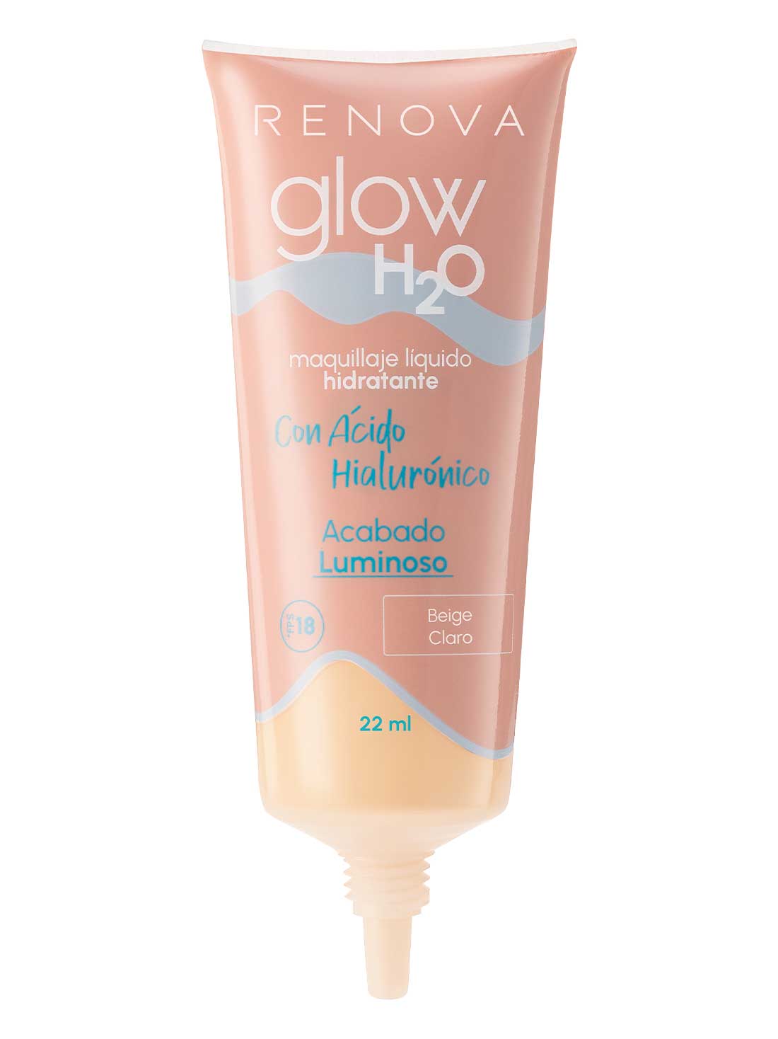 Renova maquillaje glow H2O 22025, CLARO, hi-res